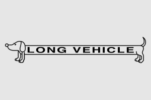 Наклейка - Long Vehicle