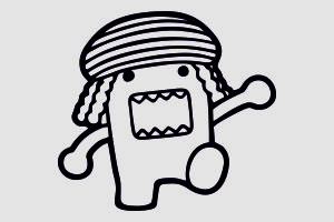 Наклейка - Rasta Domokun
