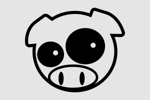 Наклейка - Subaru Pig