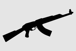 Наклейка - АК-47