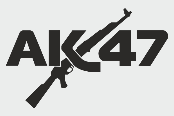 Наклейка - АК-47