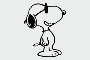 Наклейка - Snoopy