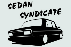 Наклейка - Sedan syndicate ВАЗ-2106 заниженный