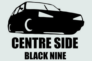 Наклейка - Centre side, black nine