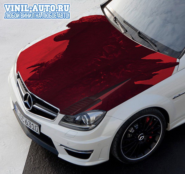 Винилография на капот - Godzilla Car