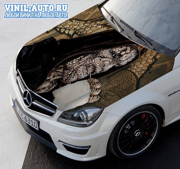 Винилография на капот - Killer Crock Car