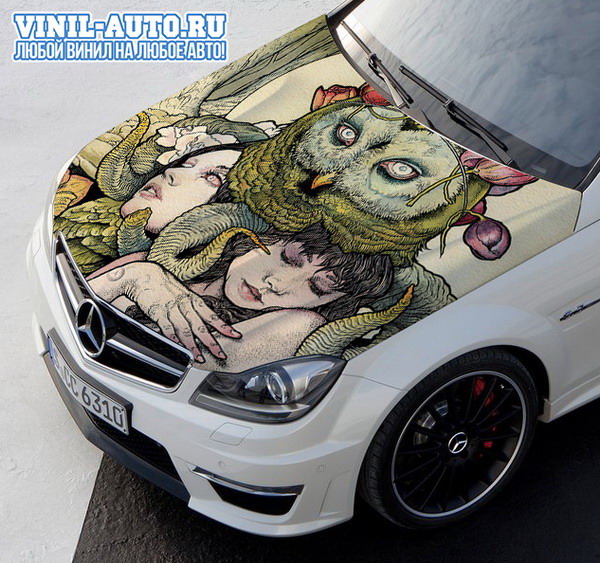 Винилография на капот - Kvelertak Car
