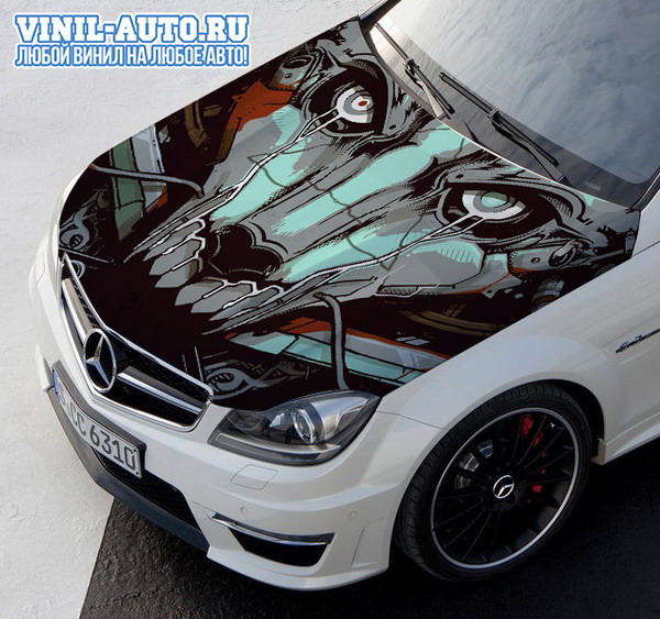 Винилография на капот - Wallheaven car