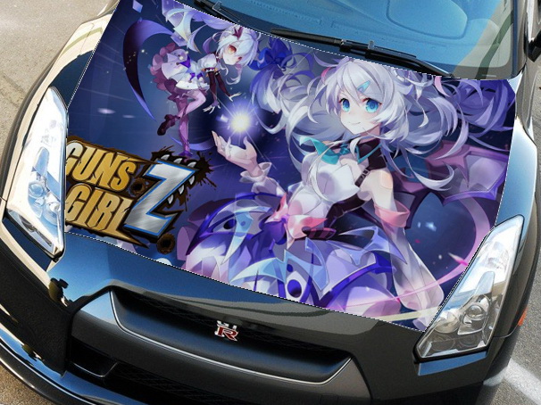 Винилография на капот - Anime Girl 33