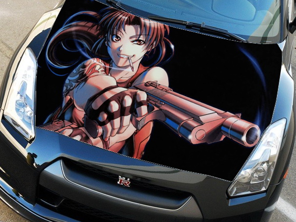 Винилография на капот - Anime Girl 40