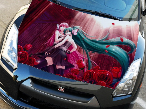 Винилография на капот - Anime Girl 45