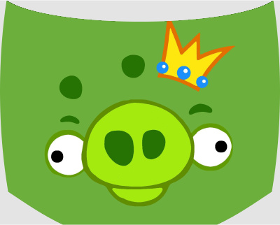Винилография на капот - Angry Birds 3
