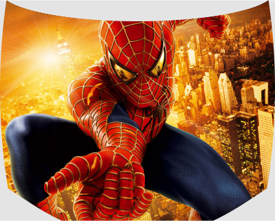 Винилография на капот - Человек-паук (Spider-Man) 2