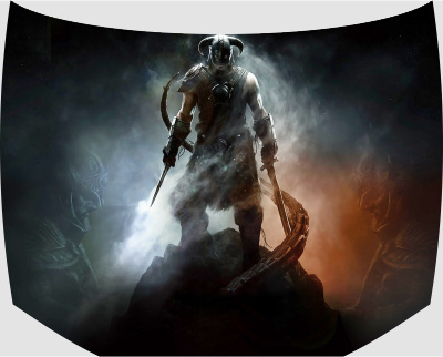 Винилография на капот - God of War 8