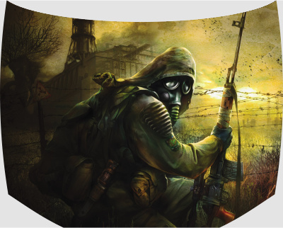 Винилография на капот - S.T.A.L.K.E.R.