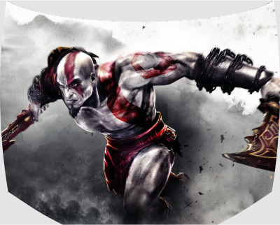 Винилография на капот - God of War