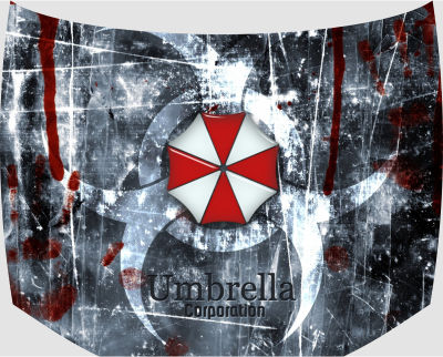 Винилография на капот - Umbrella Corporation 2