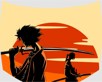 Винилография на капот - Samurai Champloo 2