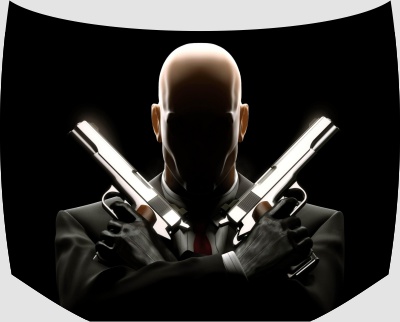 Винилография на капот - Hitman