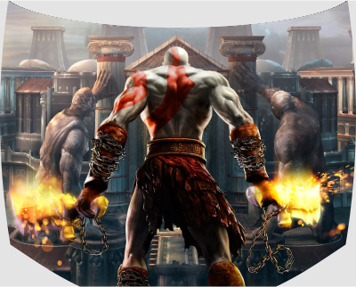 Винилография на капот - God of War 3