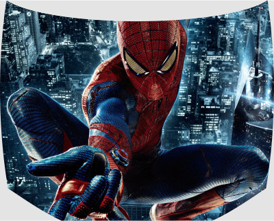 Винилография на капот - Человек-паук (Spider-Man)
