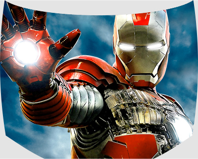 Винилография на капот - Железный человек (Iron Man 3)