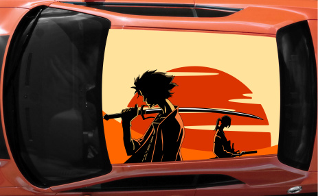 Винилография на крышу - Samurai Champloo 2