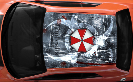 Винилография на крышу - Umbrella Corporation 2