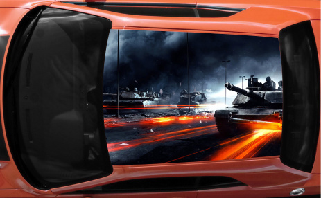 Винилография на крышу - World of Tanks 2