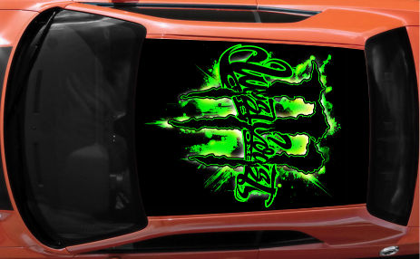 Винилография на крышу - WestCoastCustoms&Monster Energy