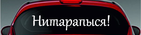 Наклейка - Нитарапыся!