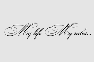 My life my rules тату эскизы