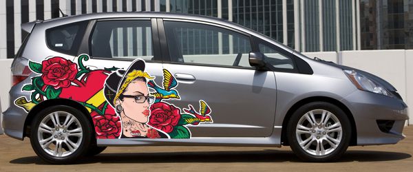 Винилография на борт - Tattoo Girl