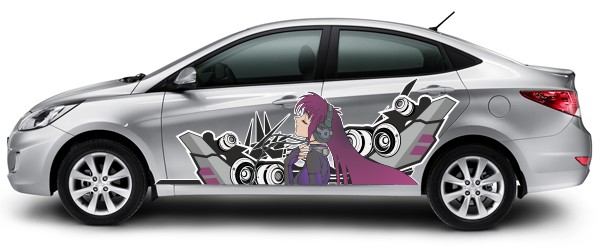 Винилография на борта - Anime Girl 2