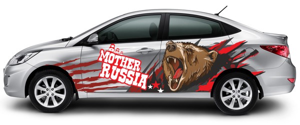 Винилография на борта - Mother Russia