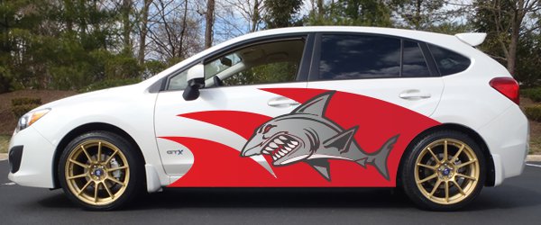 Винилография на борта - Shark
