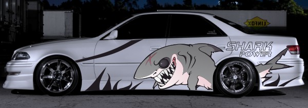 Винилография на борта - Shark Power