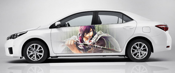 Винилография на светлый авто - Saito Hajime / Hakuouki