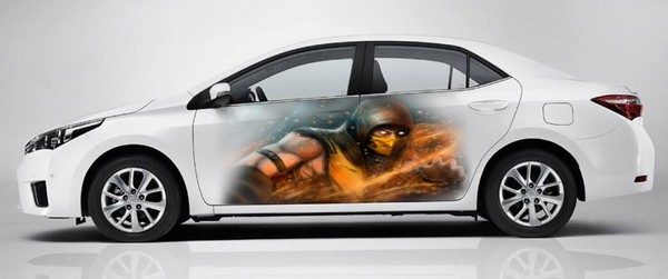 Винилография на светлый авто - Scorpion