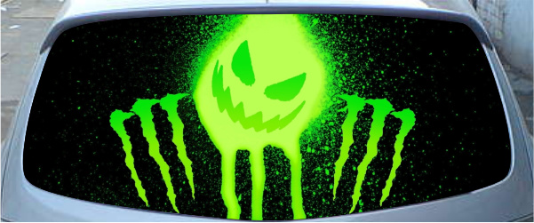 Винилография на заднее стекло - Monster