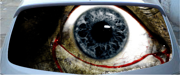 Винилография на заднее стекло - Глаз