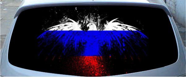 Винилография на заднее стекло - Орел Россия