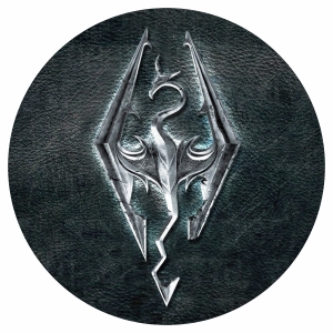 Наклейка на запаску - Skyrim