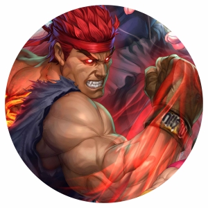 Наклейка на запаску - Super Street Fighter