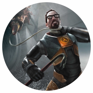 Наклейка на запаску - Half-Life