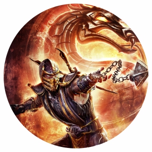 Наклейка на запаску - Mortal Kombat